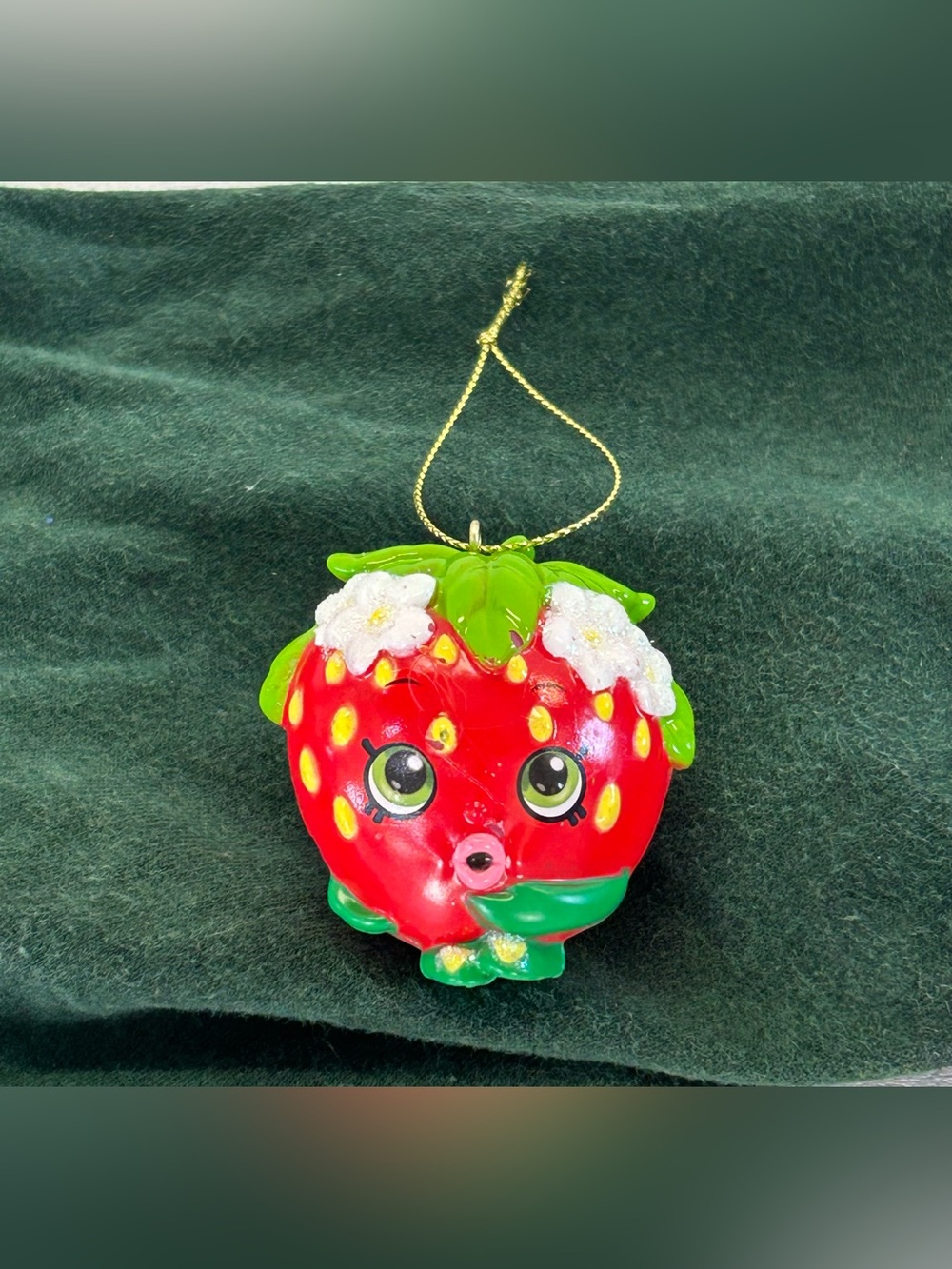 Kurt S. Adler Shopkins "Strawberry Kiss" Christmas Tree Ornament